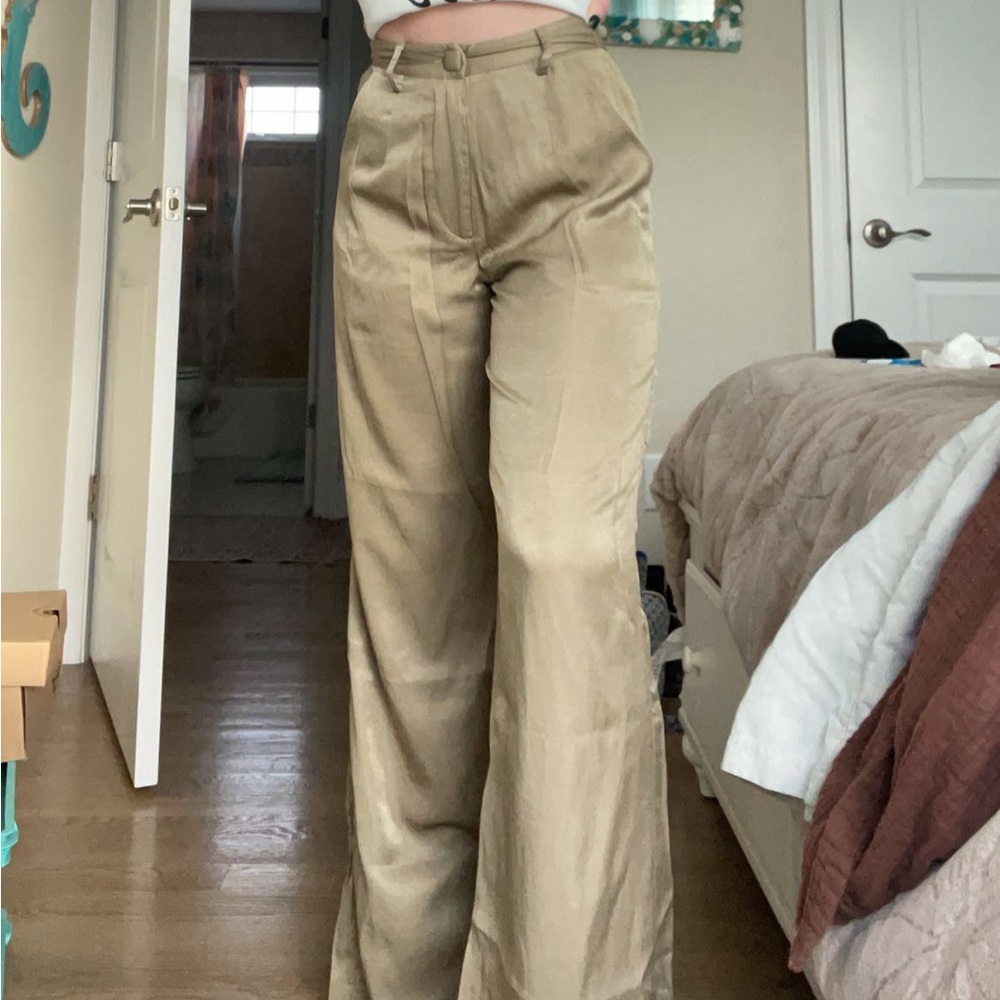 Tan Vrg Grl trousers